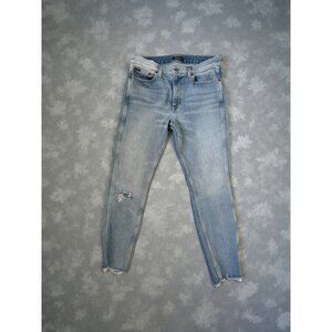 POLO Ralph Lauren Tompkins Mid Rise Distressed Skinny Jeans Size 30
